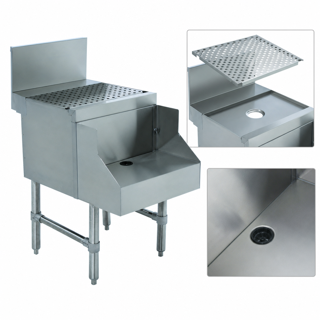 Removable Perforated Drainboard Work Top