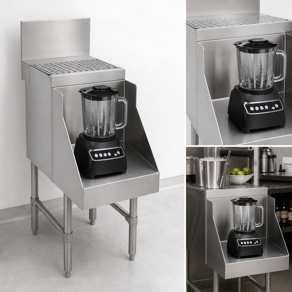 Recessed Blender Shelf