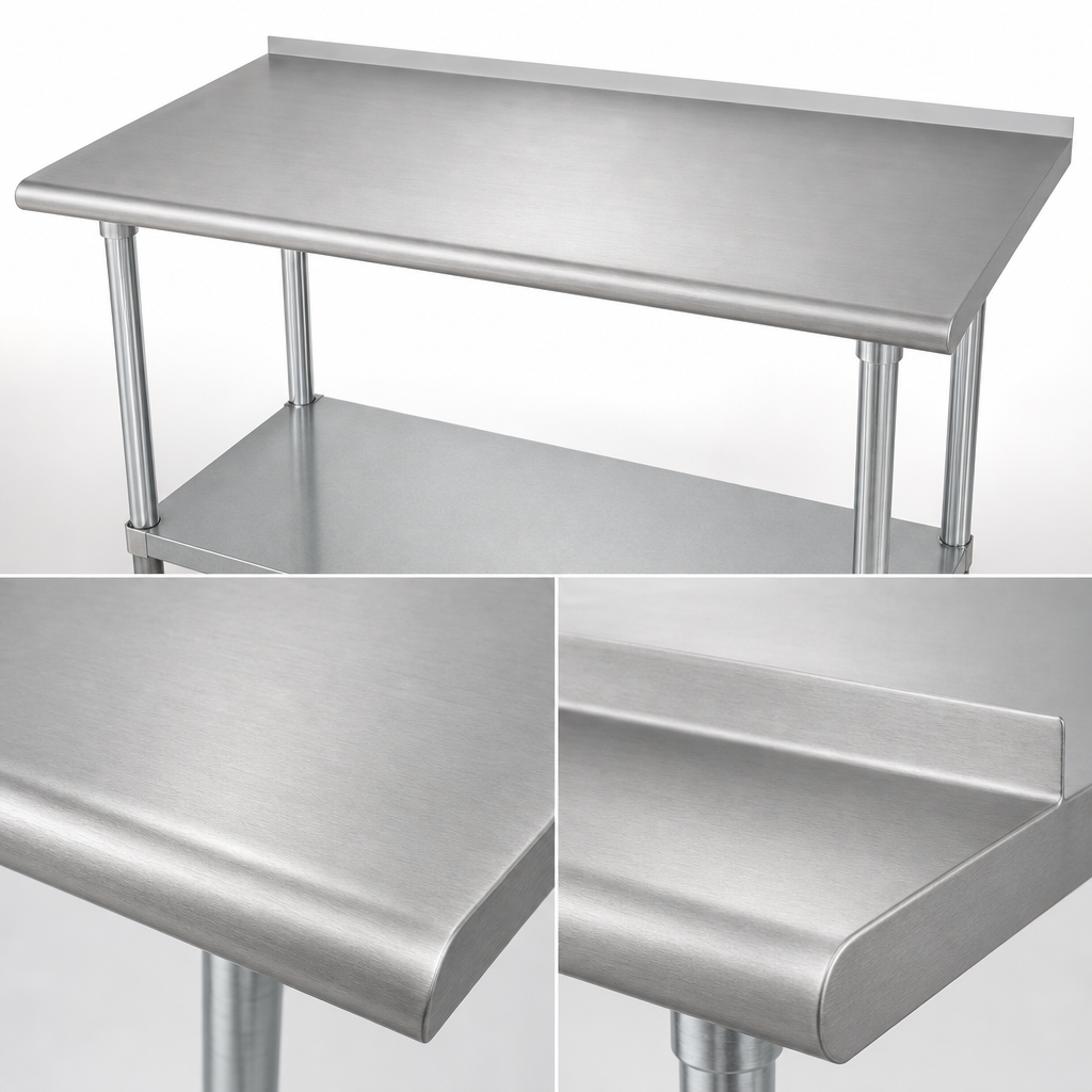 16 Gauge 304 Stainless Steel Top