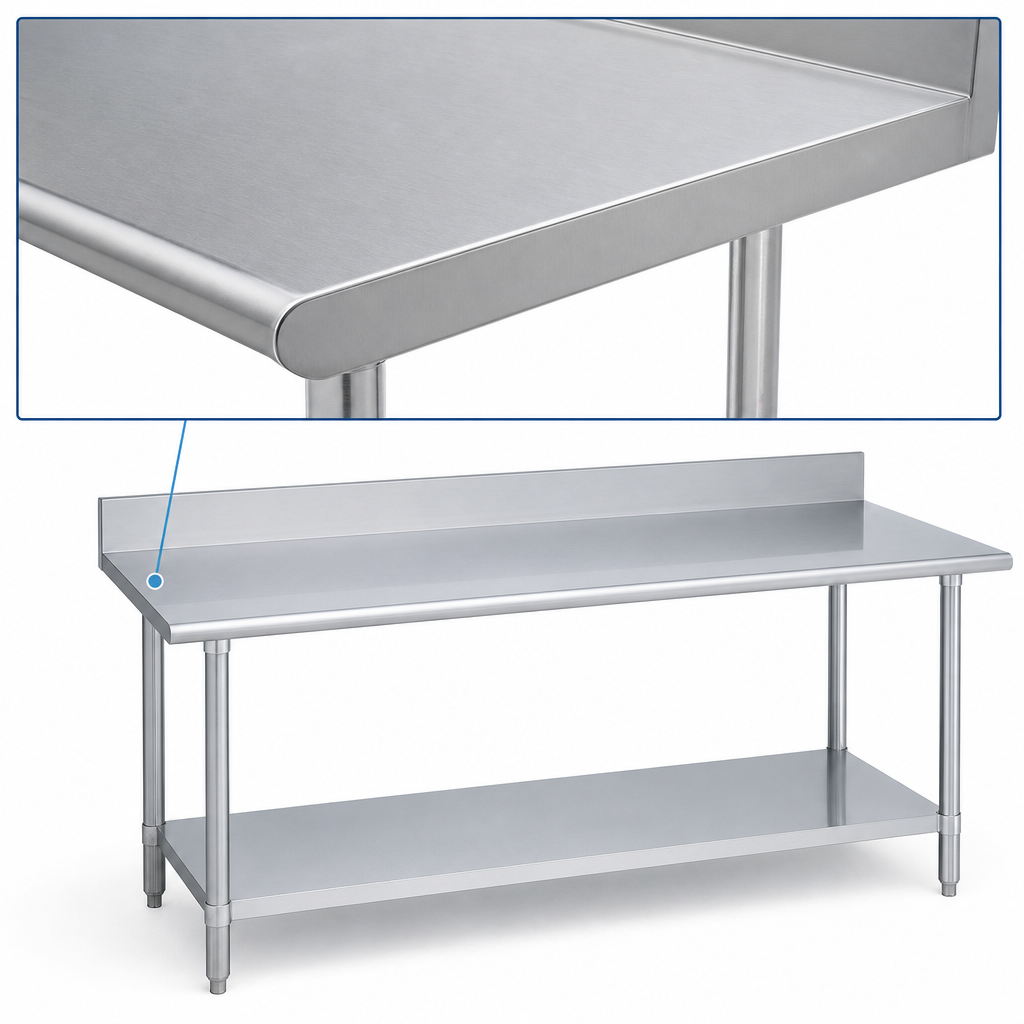 16-Gauge 400 Series Stainless Steel Top
