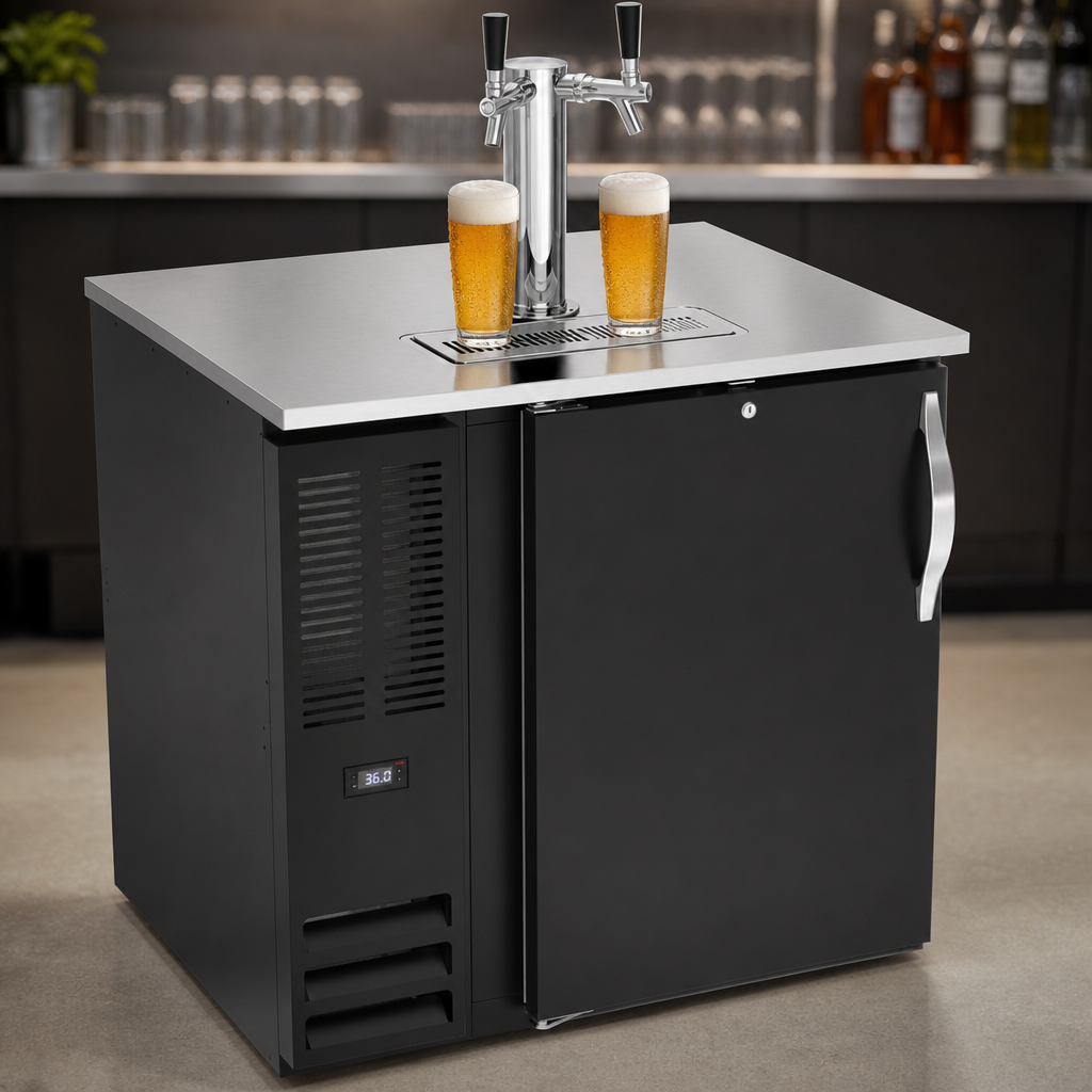 Single Tower With Dual Faucets