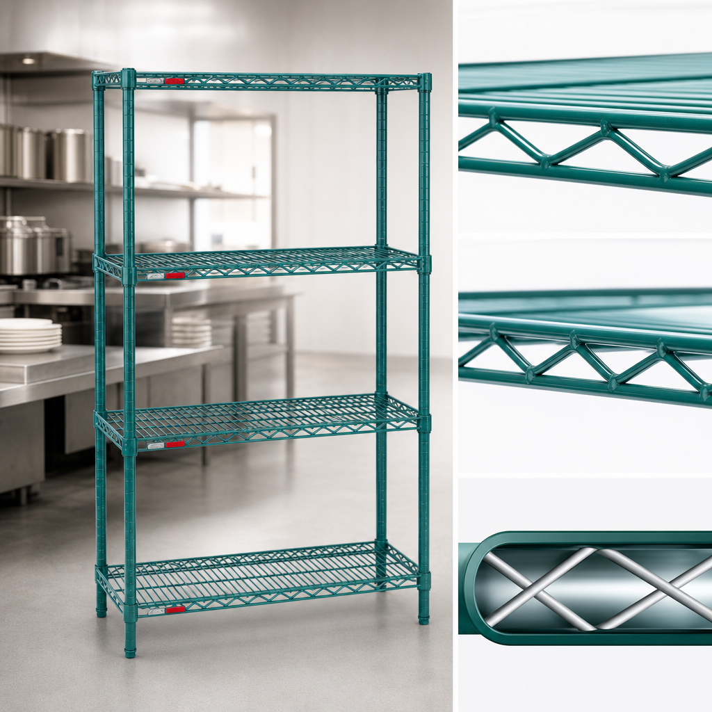 Patented QuadTruss® Shelves