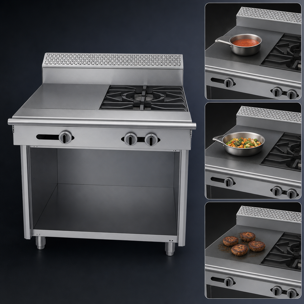Right-Side 18-Inch Even Heat Hot Top