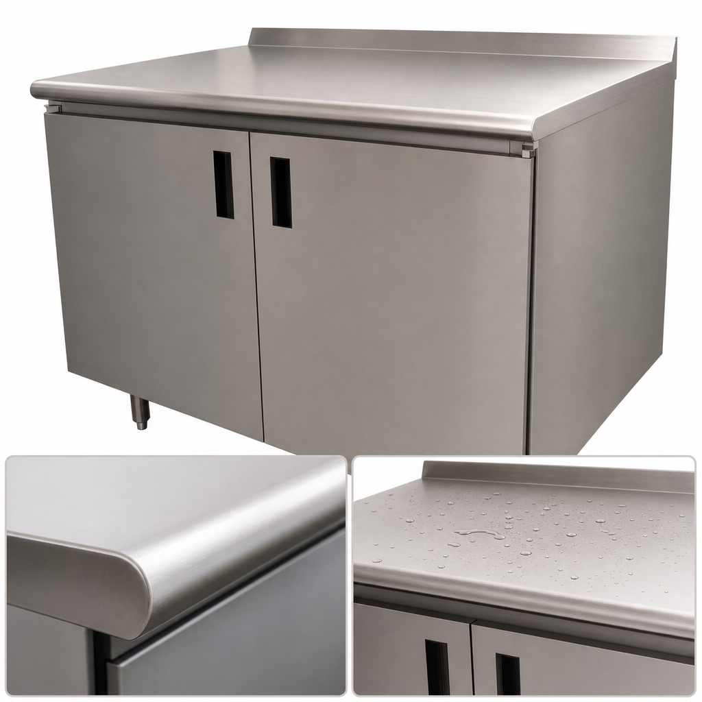 14-Gauge 304 Stainless Steel Top