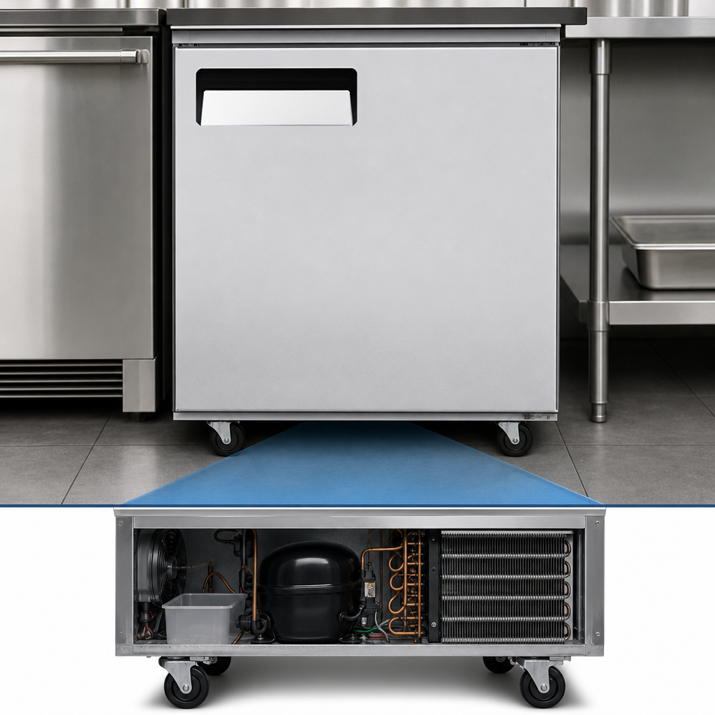 Bottom-Mount Self-Contained Refrigeration
