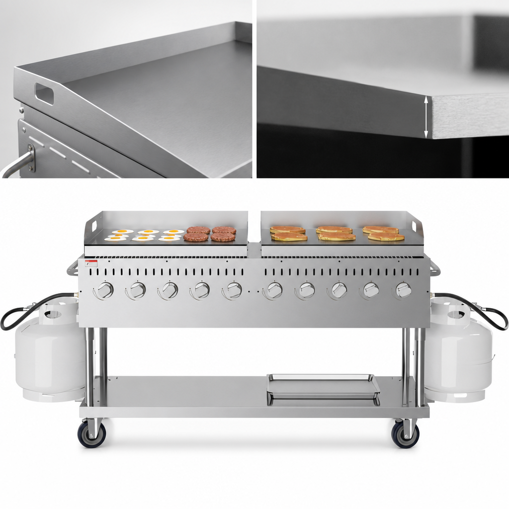 Dual 36-Inch Griddle Plates