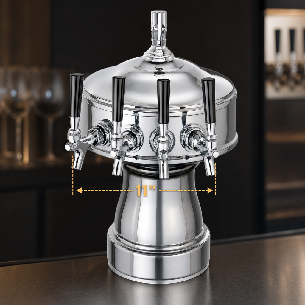 Four-Faucet Capacity
