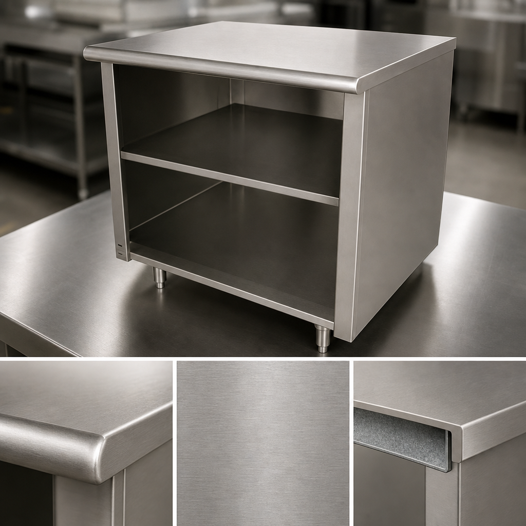 16 Gauge 304 Stainless Steel Top