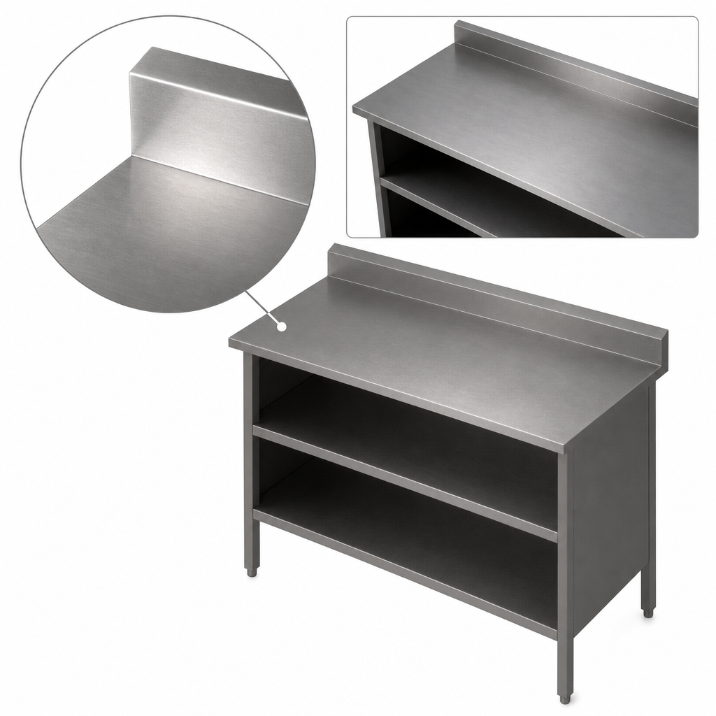 16-Gauge Stainless Steel Top