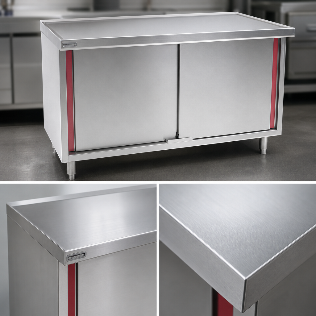 14-Gauge 304 Stainless Steel Top
