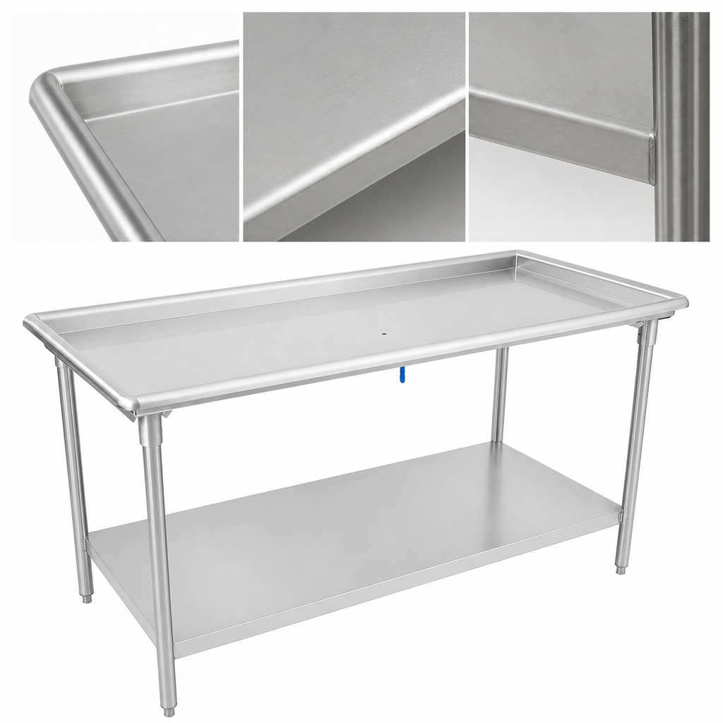 16-Gauge Type 300 Stainless Steel Top