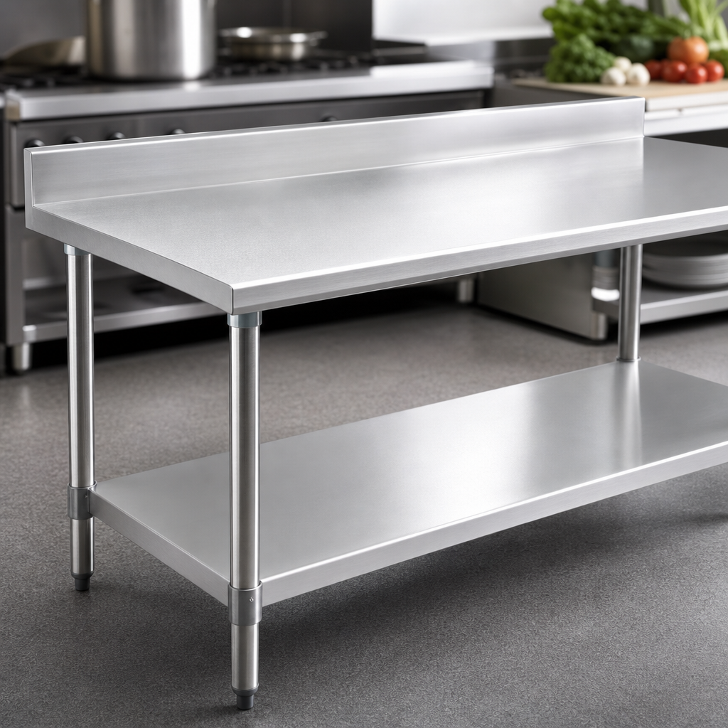 Heavy-Gauge 430 Stainless Steel Top