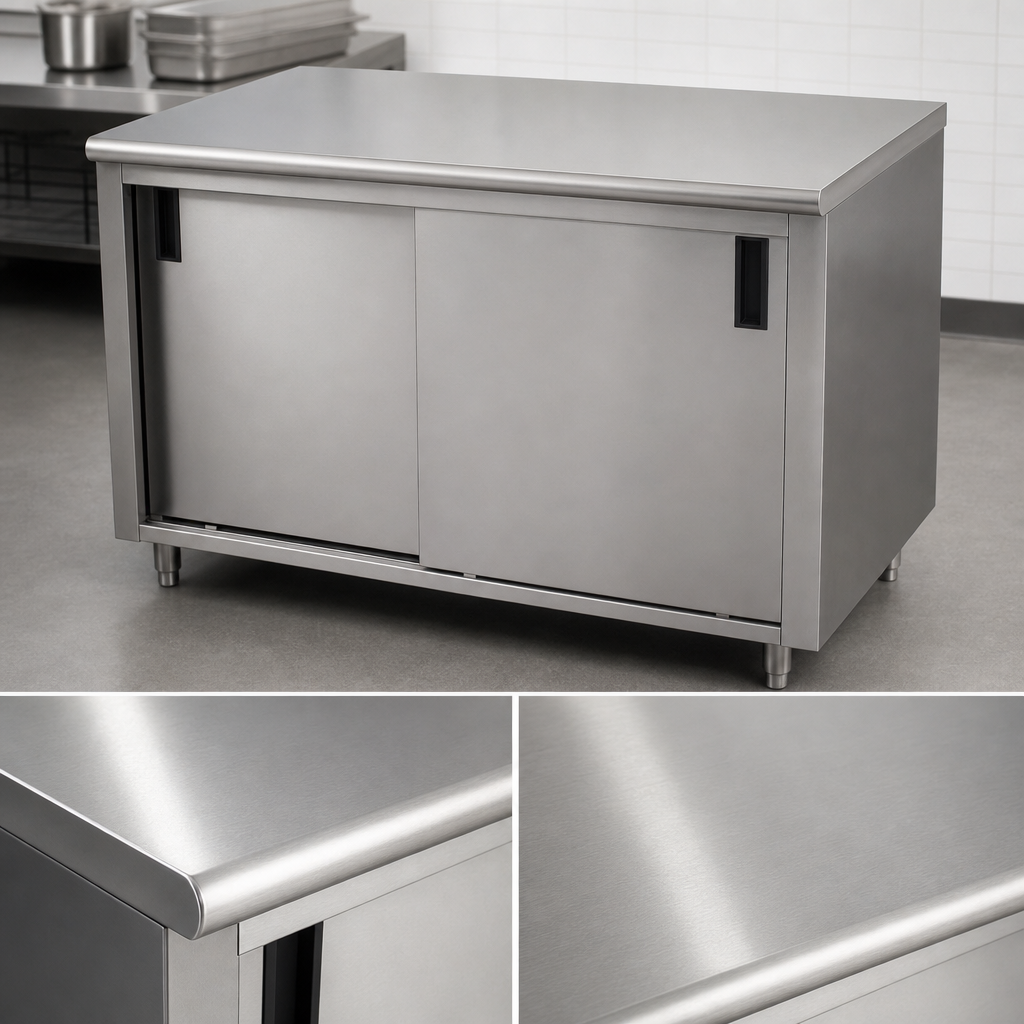 16-Gauge 304 Stainless Steel Top