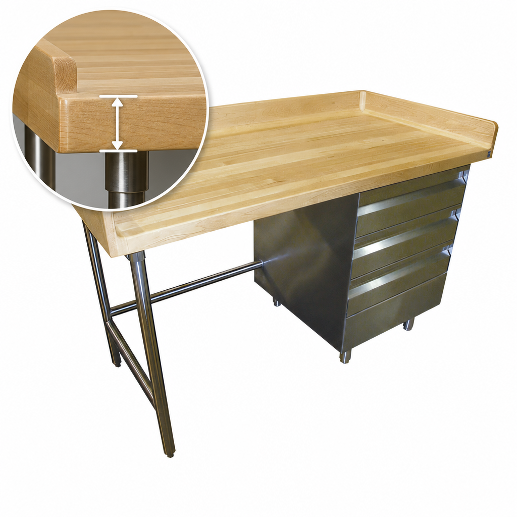 1-3/4-Inch Thick Wood Top