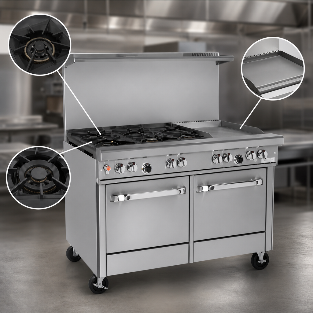 Mixed Cooktop Layout