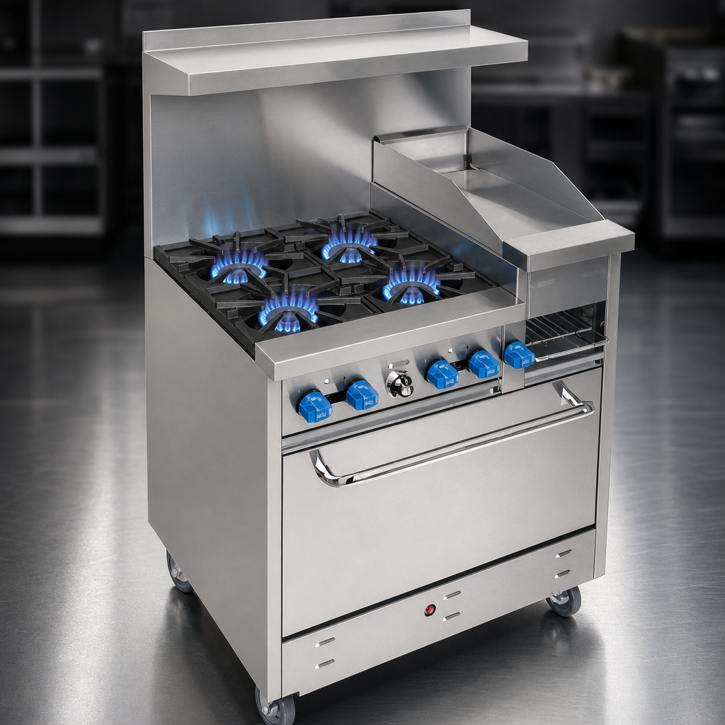 Four Star Open Burners