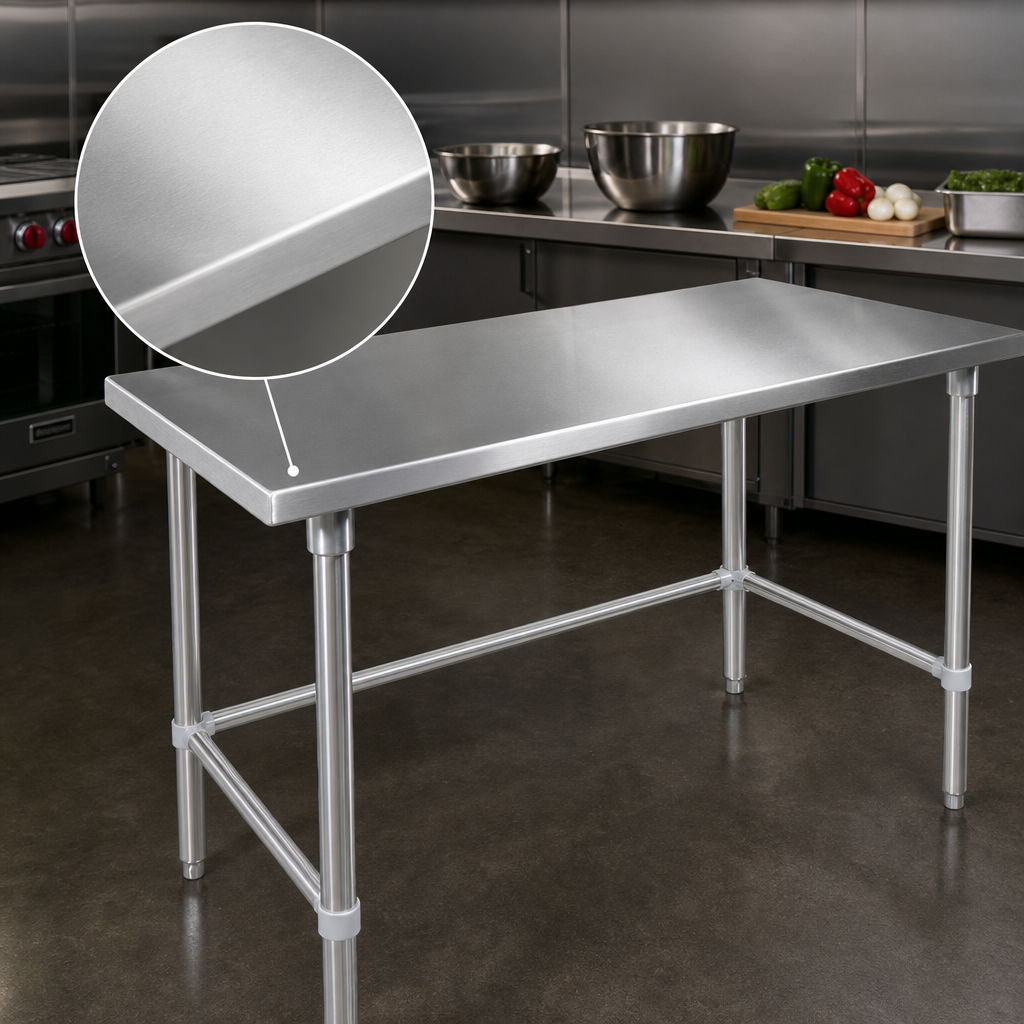 16-Gauge 300-Series Stainless Steel Top