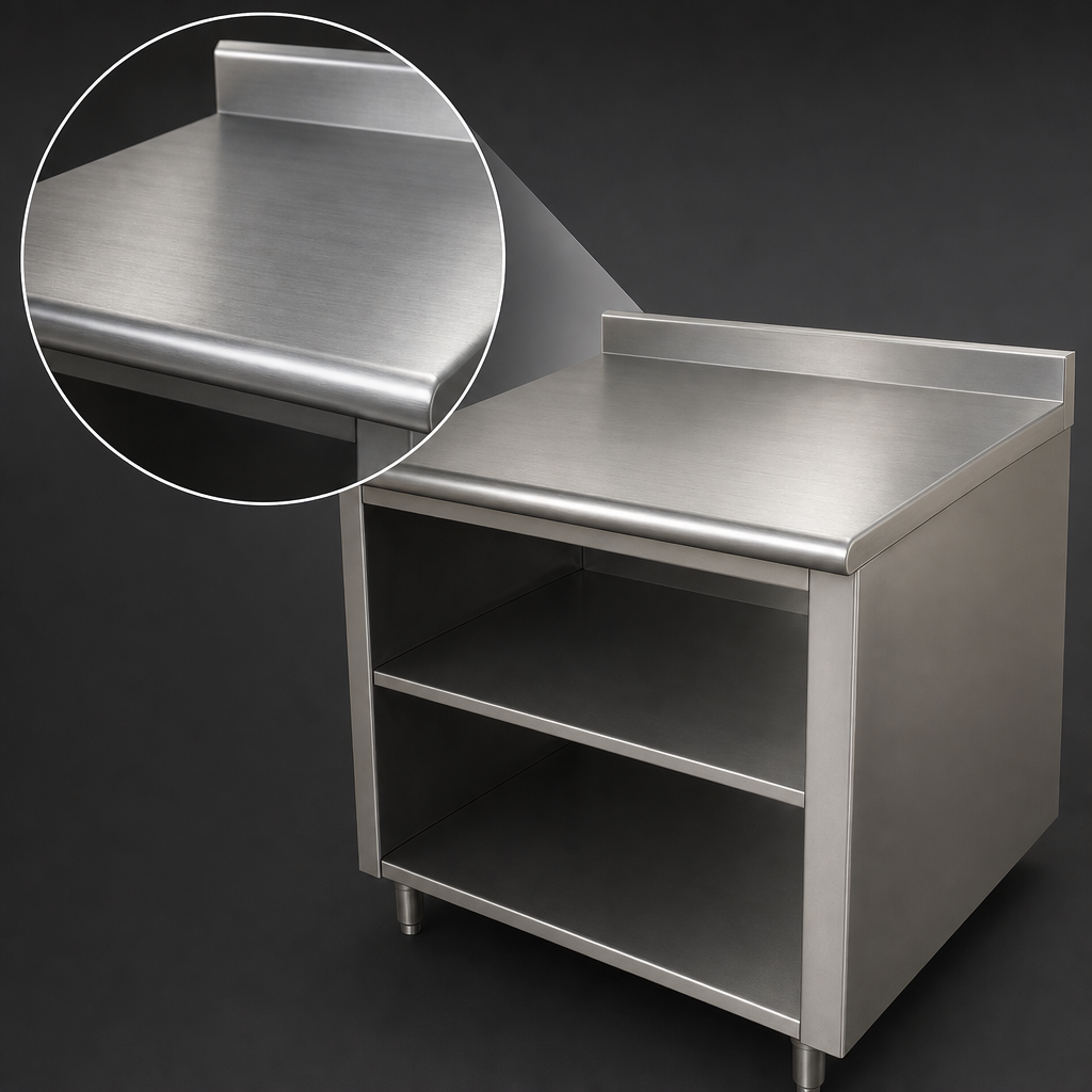 14 Gauge Stainless Steel Top