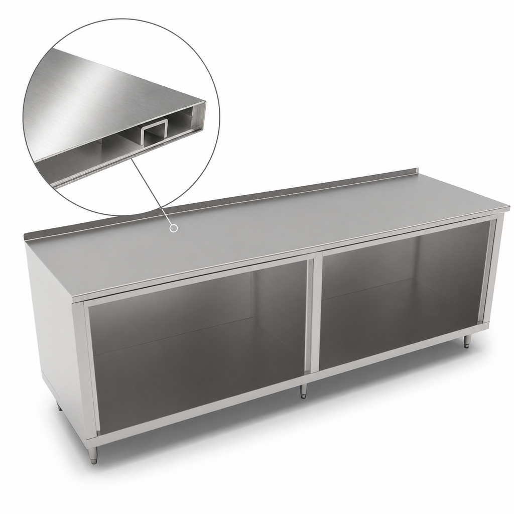 14-Gauge Stainless Steel Top