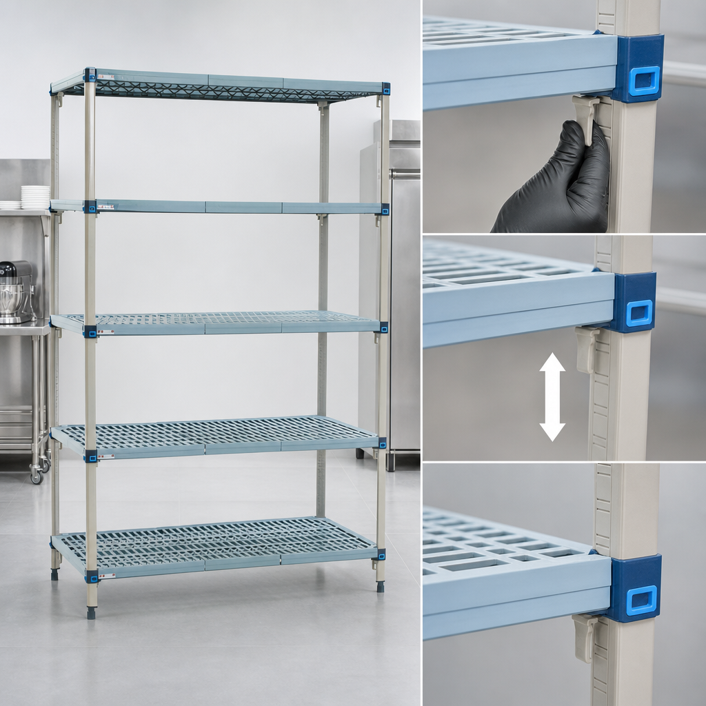 Quick-Adjust Shelves