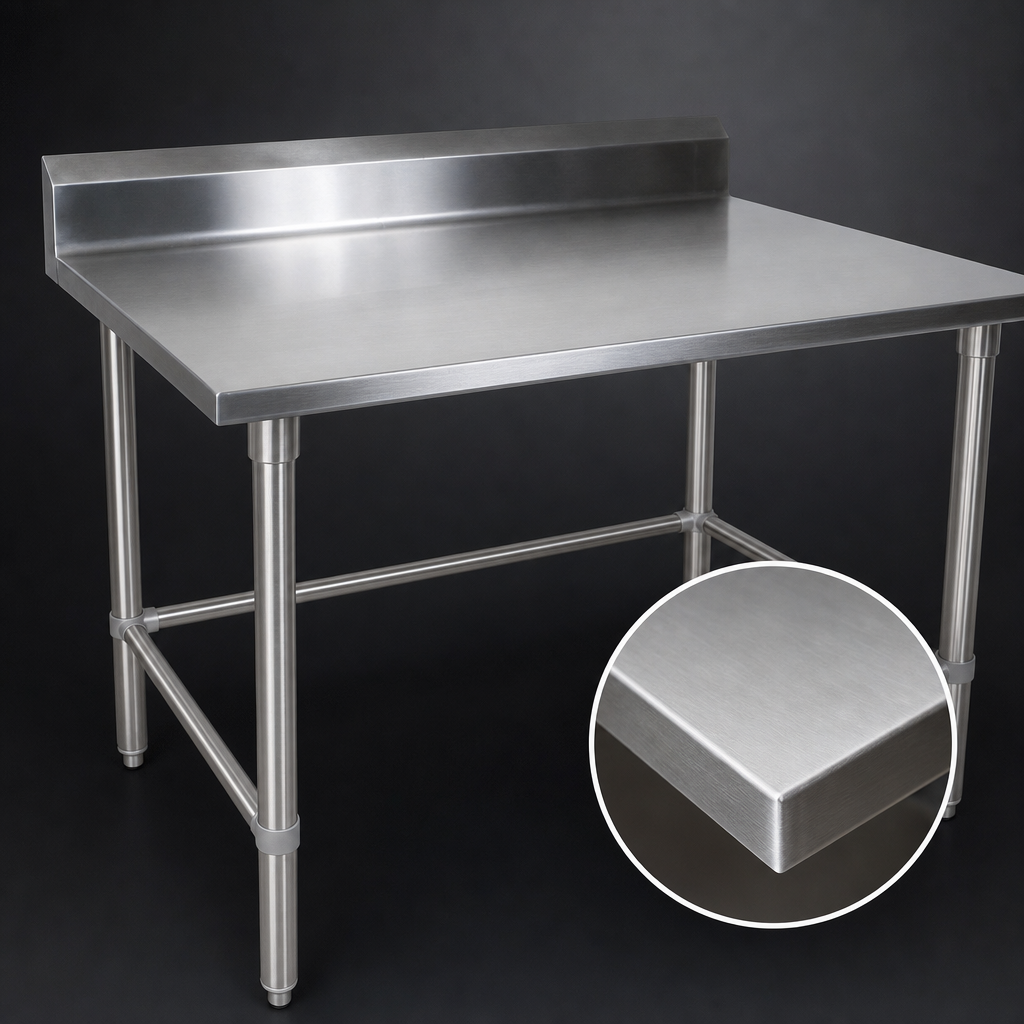 14-Gauge 300-Series Stainless Steel Top