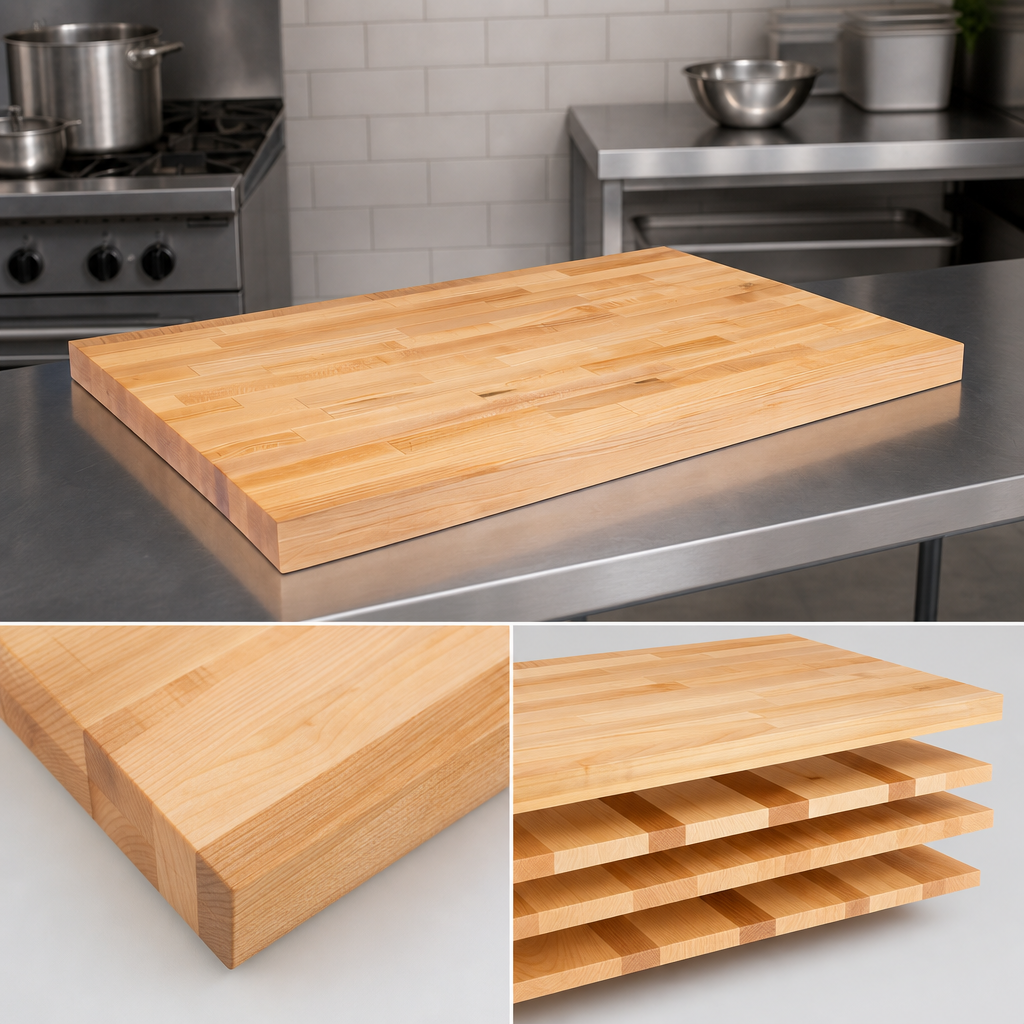 Laminated Northern Hard Rock Maple Construction