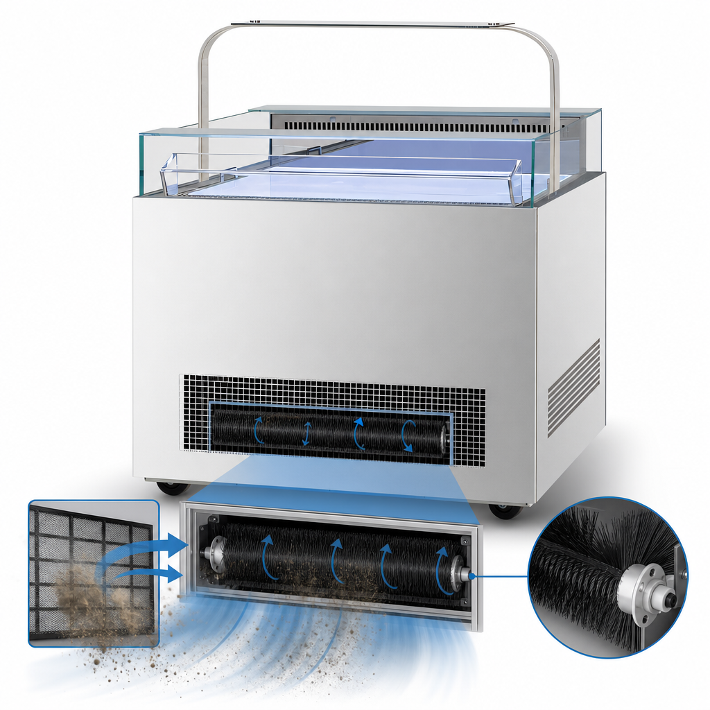 Self-Cleaning Condenser