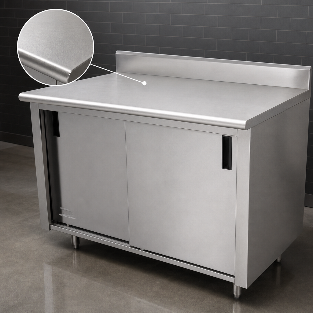 14-Gauge 304 Stainless Steel Top