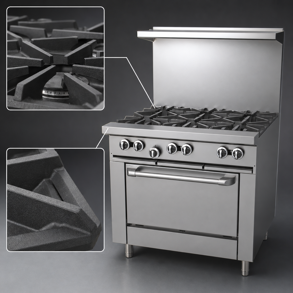 Cast Iron Top And Ring Grates