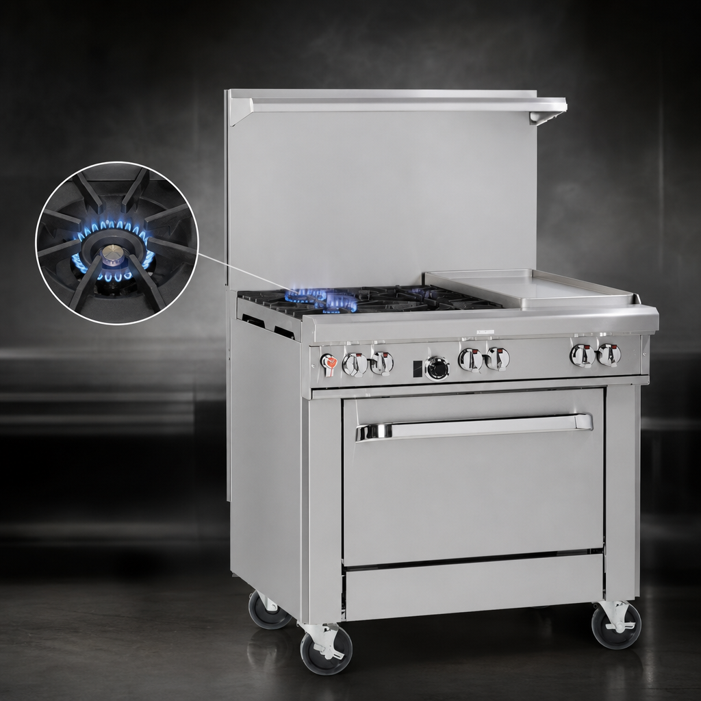 Two Non-Clog Burners