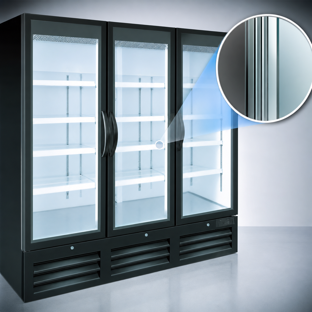 Triple-Pane Glass Doors