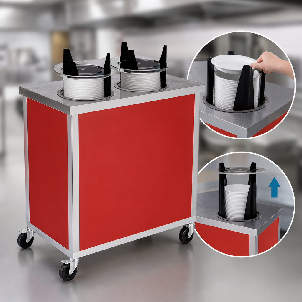Self-Elevating Dispensing Tubes