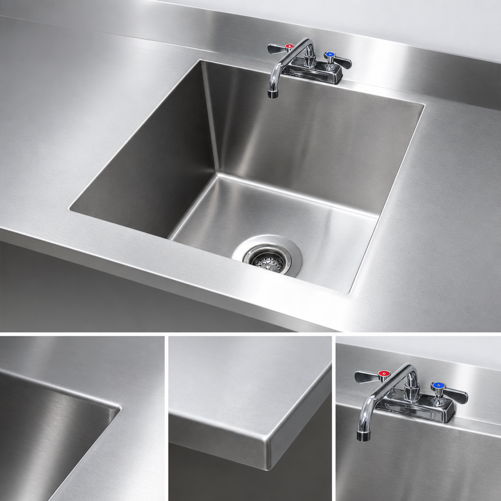 Welded-In Sink Bowl
