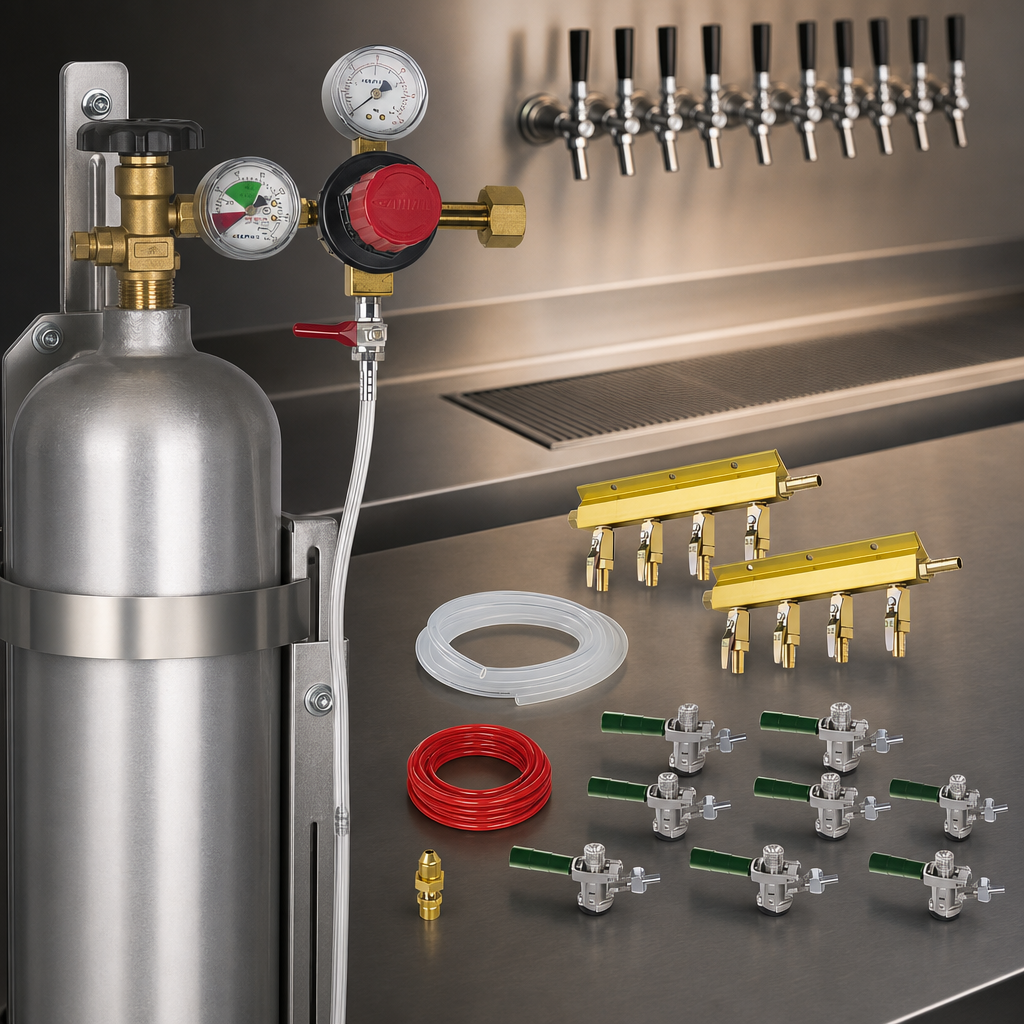 CO2 Tank Mount Primary Regulator
