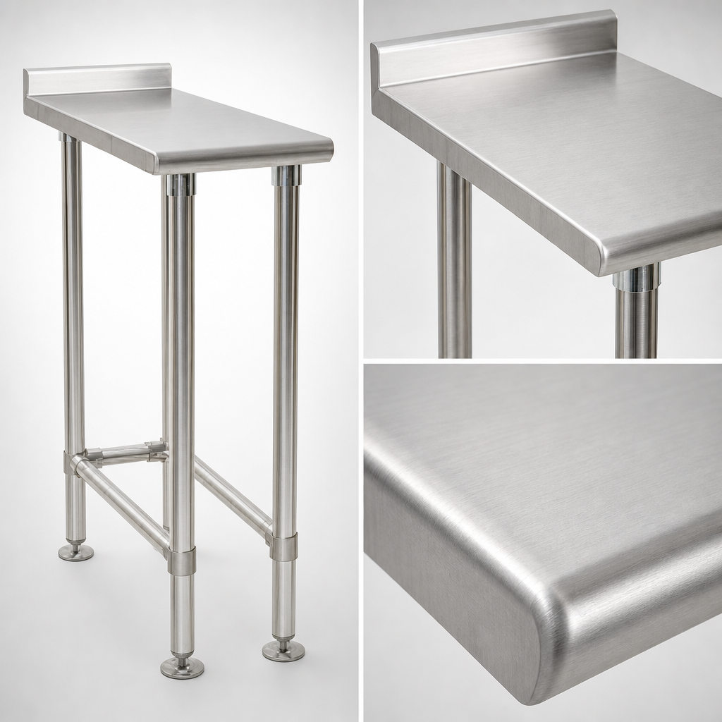 16 Gauge Stainless Steel Top