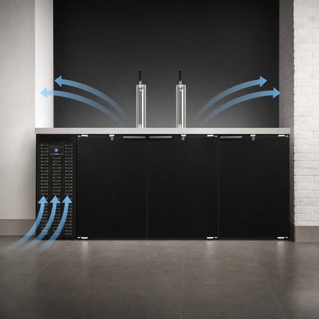 Front Breathing Refrigeration System