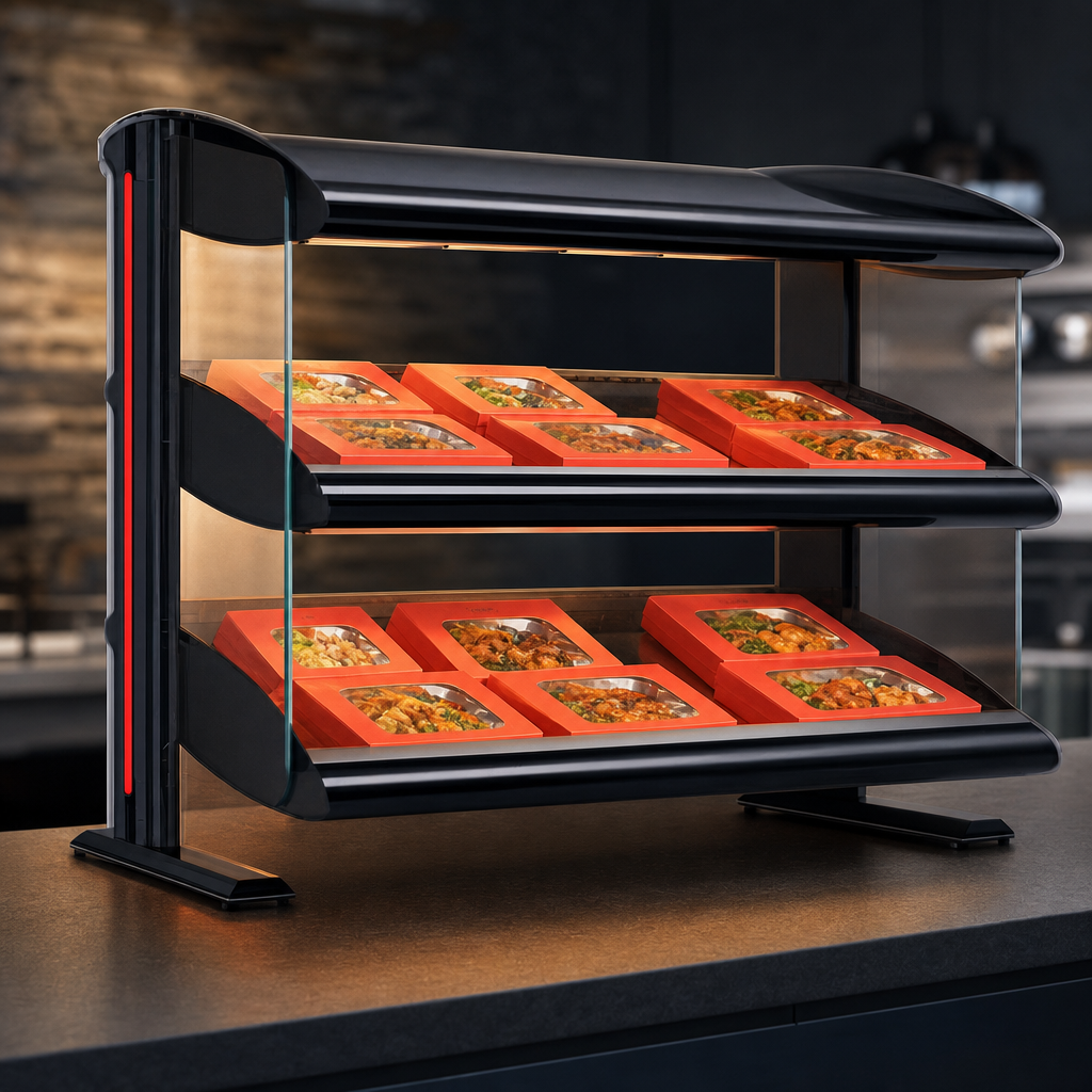 Dual Slant Shelf Design
