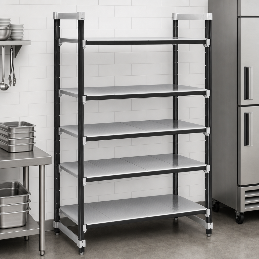Five Solid Shelf Tiers