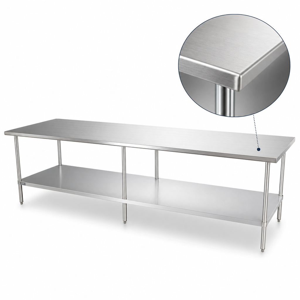 Reinforced Stainless Steel Top