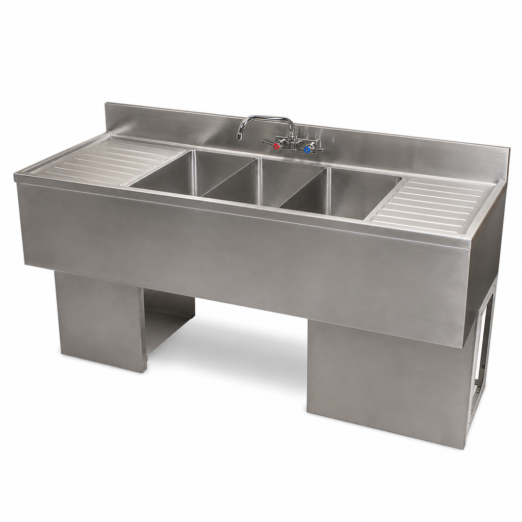 Dual 25-Inch Drainboards