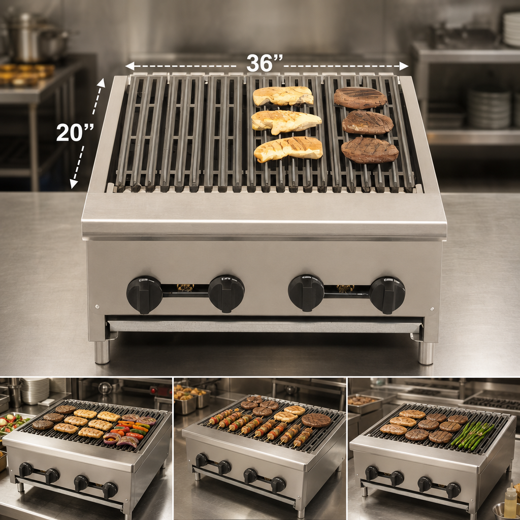 36 x 20 Inch Grill Area