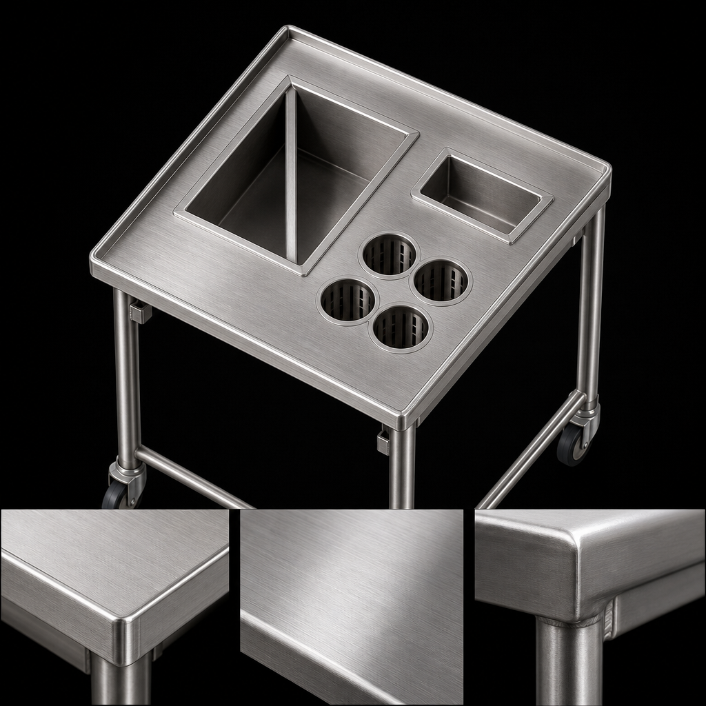 16 Gauge 304 Stainless Steel Top
