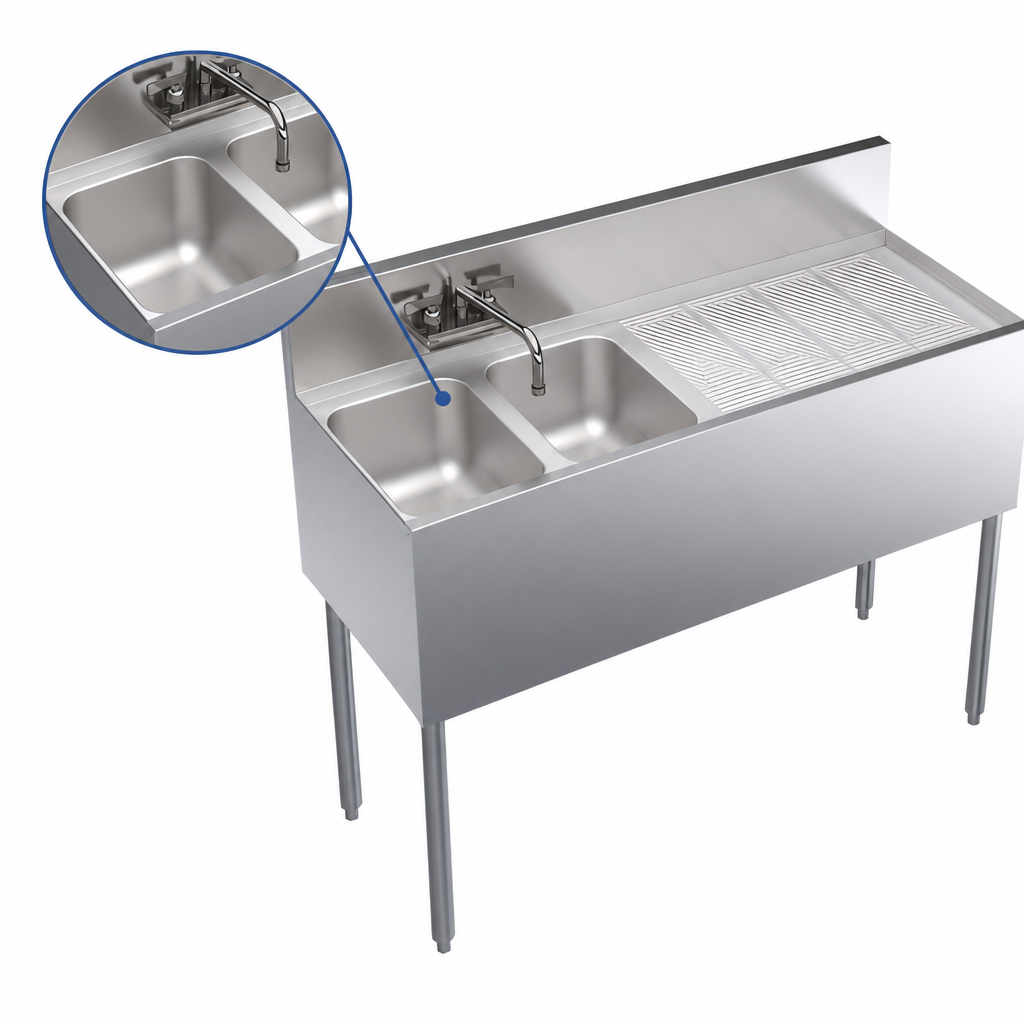 Two Compartment Sink