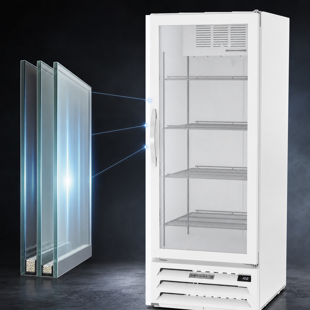 Triple-Pane Glass Door