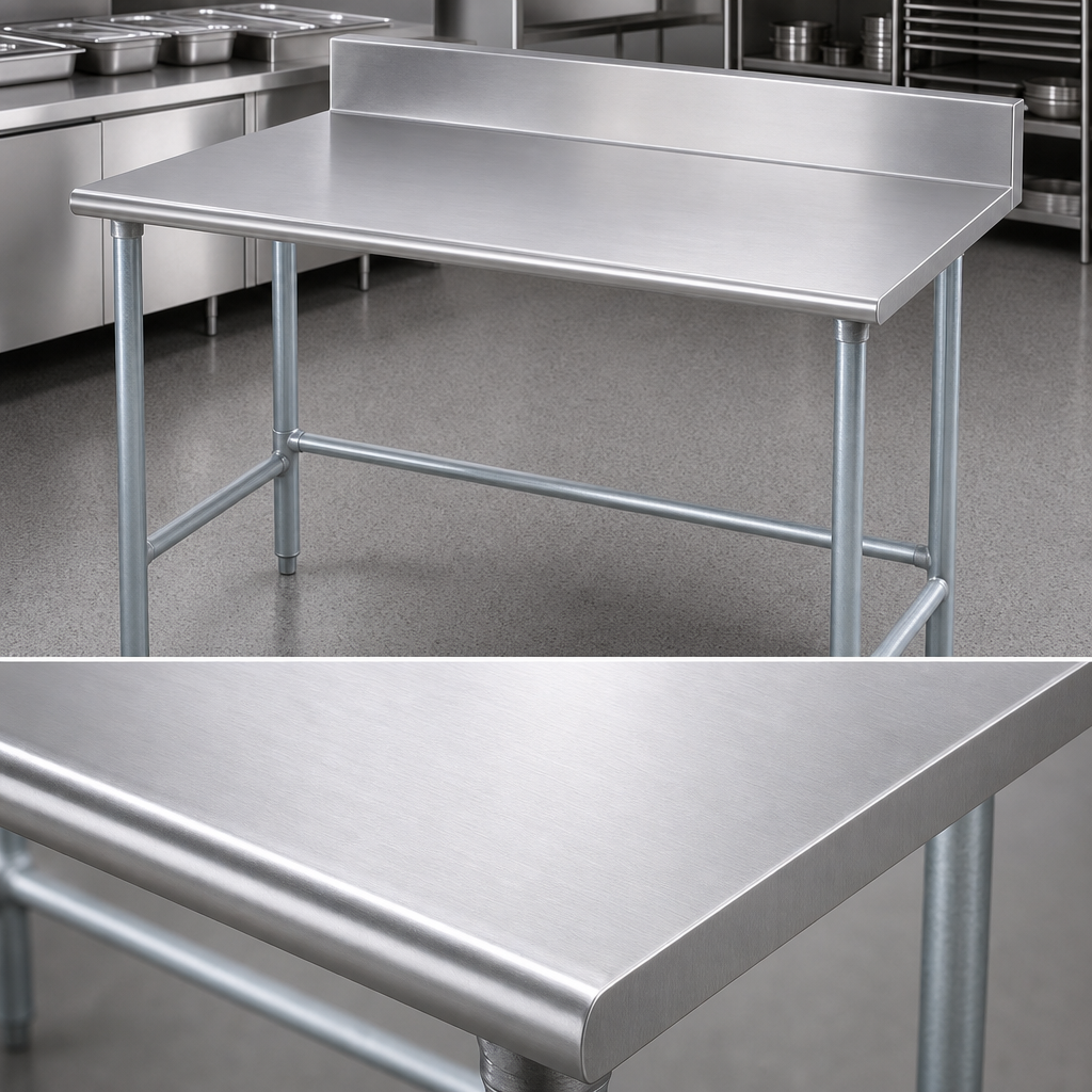 14 Gauge 304 Stainless Steel Top