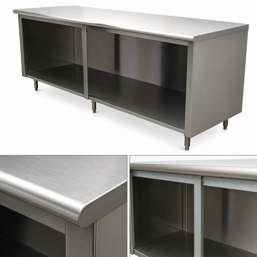 16-Gauge 304 Stainless Steel Top