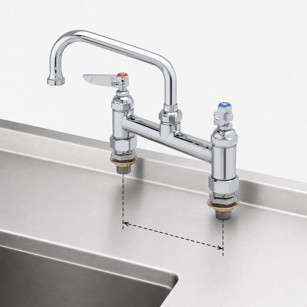8-Inch Deck Mount Centers