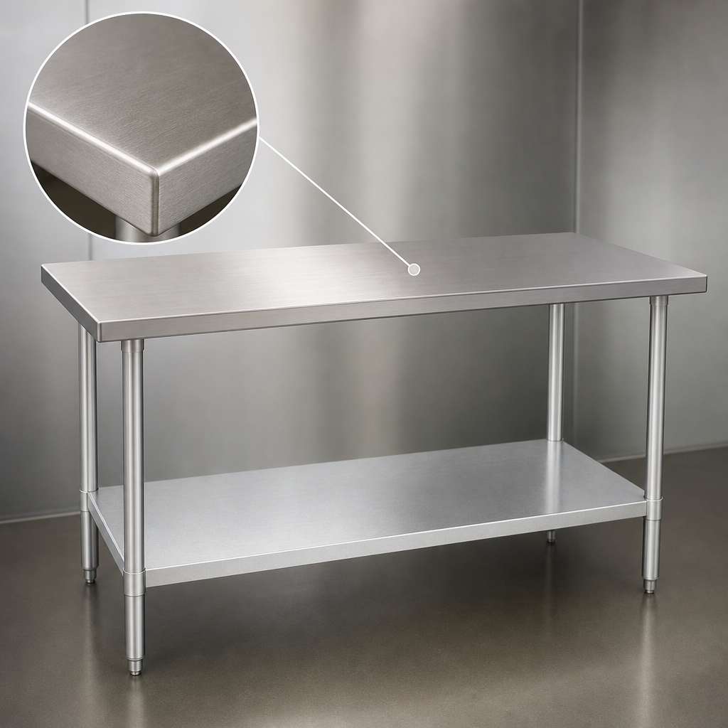 16-Gauge 300 Series Stainless Steel Top