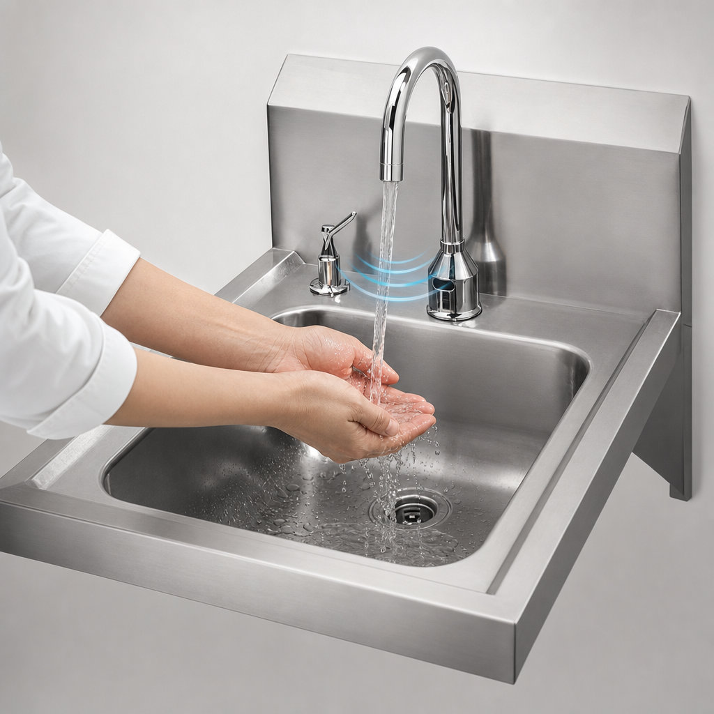 Hands-Free Electronic Sensor Faucet