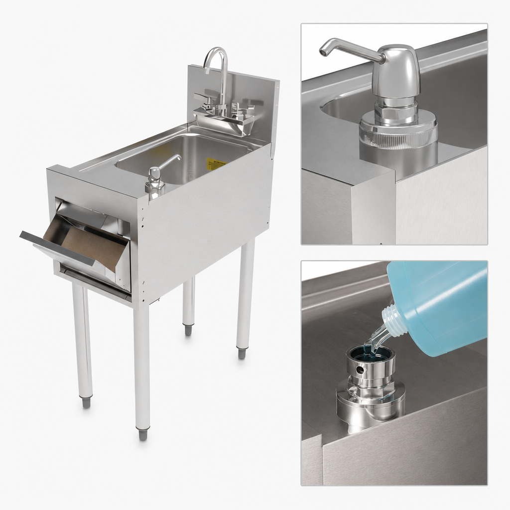 Integrated 16 Oz. Soap Dispenser
